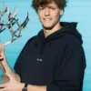 Tennis Player Jannik Sinner ACG Paris Masters 2025 Black Pullover Hoodie