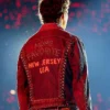 New Jersey USA Greetings Tour Joe Jonas Mom’s Favorite Blue Studded Denim Jacket