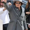 Johnny Depp PFW 2025 Grey Blazer