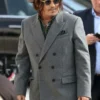 Johnny Depp Paris Fashion Week 2025 Grey Blazer