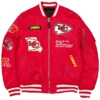 MA-1 Kansas City Chiefs Red Bomber Jacket