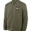 Kansas City Chiefs Sideline Full-Zip Bomber Jacket