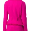 Kim Kardashian All’s Fair S01 Pink Fringe Jacket