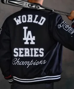 Los Angeles Dodgers Joshua Vides x Fanatics World Series Champions Varsity Jacket