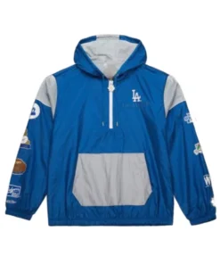 LA Dodgers Team Anorak Windbreaker Jacket