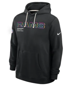 Los Angeles Rams 2025 Black Crucial Catch Hoodie
