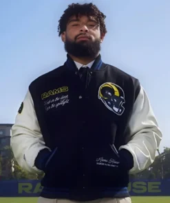 Kyren Williams Shoe Palace LA Rams Rivalries Varsity Jacket