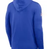 Nike Los Angeles Rams Sideline Pure Fury Performance Long Sleeve Royal Blue Hoodie