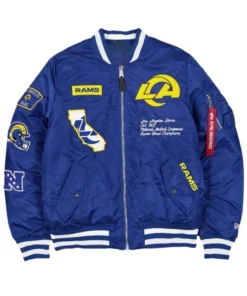 Los Angeles Rams NE x Alpha Industries Bomber Jacket