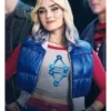 Addison Zombies 4 Dawn of the Vampires Meg Donnelly Parachute Blue Vest