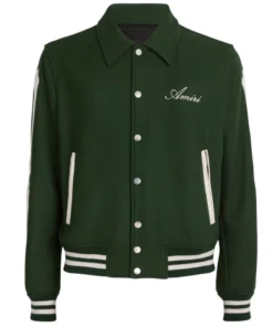 Amiri Bones Letterman Wool Jacket