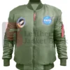 Men and Women MA-1 Nasa Alpha Industries Green Bomber Jacket