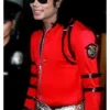 Bad World Tour 1987 Michael Jackson Red Satin Jacket