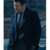 Jeremy Renner Mayor of Kingstown S04 Mike McLusky Black Double -Breasted Peacoats