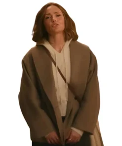 Champagne Problems 2025 Minka Kelly Brown Coat