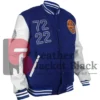 NY Islanders 50th Anniversary Blue and White Varsity Jacket