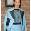 NYC Olivia Munn Leather Jacket