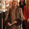 Liberty Ronson All’s Fair S01 Naomi Watts Fur Cuffs Leopard Print Jacket