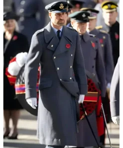 Prince William 2025 National Service Of Remembrance Trench Coat