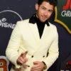 Nick Jonas Premiere Of “A Very Jonas Christmas Movie” Blazer