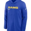 Los Angeles Rams Sideline Royal Performance Hoodie
