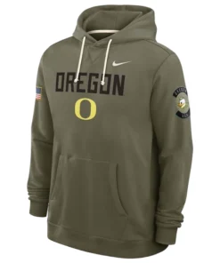 Oregon Ducks 2025 Military Appreciation Hoodie