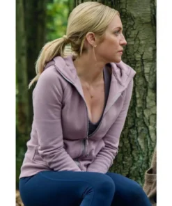 Brittany Snow The Beast In Me S1 Zipper Lilac Hoodie