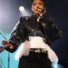 Joy Crookes O2 Academy Birmingham Concert Leather Cropped Jacket