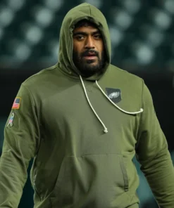 Jordan Mailata Philadelphia Eagles 2025 Salute To Service Hoodie