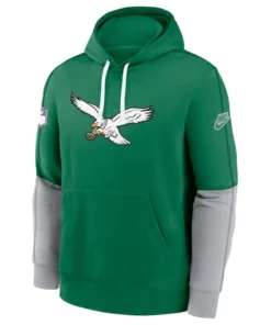 Kelly Green Eagles Pullover Hoodie
