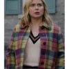 Sam TV-Series Ghosts US 2025 Rose McIver Multicolor Checkered Jacket