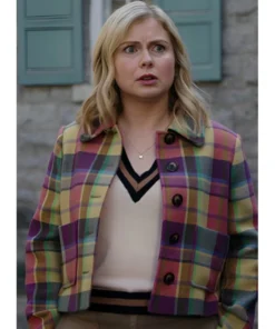 Sam TV-Series Ghosts US 2025 Rose McIver Multicolor Checkered Jacket