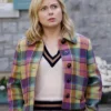 Rose McIver Ghosts US Multi Check Jacket