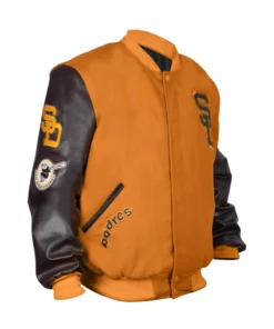 San Diego Padres Wool and Leather Letterman Jacket - Unisex