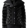 The Today Show 2025 Savannah Guthrie Black Quilted Puffer Jacket