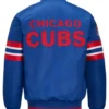 Chicago Cubs Scout I Royal Full-Snap Varsity Satin Jacket