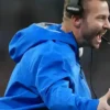 American Football Team LA Rams 2025 Coach Sean McVay Blue Hooded Jacket