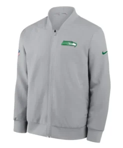 Seattle Seahawks Sideline Full-Zip Bomber Jacket