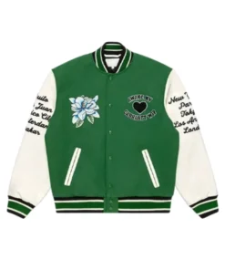 Carhartt Wip Awake Ny Green Varsity Jacket