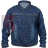Order this New Jersey USA Greetings Tour Joe Jonas Mom’s Favorite Blue Studded Denim Jacket