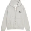 Stussy Grey Zipper Hoodie