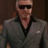 TV-Series Tulsa King S03 Sylvester Stallone Pinstripe Grey Suit