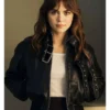 Emilia Jones Charlie Harper 2025 Leather Jacket