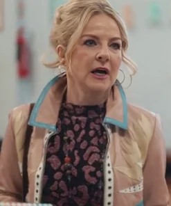 Daddy Issues S2 Studded Cropped Pastel Leather Jacket