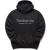 Thanksgiving Day Black Hoodie