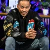 Christopher Williams The Big Tigger Morning Show 2025 Chenille Rolling Stones Black Varsity Jacket