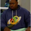 The Neighborhood Marcel Spears Colorful Applique Hoodie