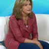 Hoda Kotb The Today Show Burgundy Jacket