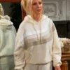 Christine Blair Williams The Young and the Restless Cream Striped Sweatshirt