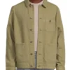 Daniel Romalotti The Young and the Restless 2025 Michael Graziadei Military Green Cotton Jacket